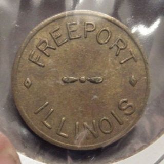 Vintage Freeport,  Il Parking Token - Illinois