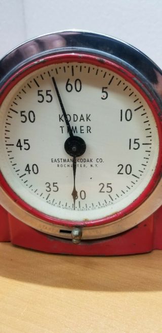 Vintage Eastman Kodak Company Wind Up Timer 8239 In