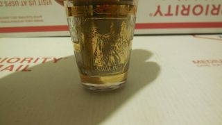 Vintage 22k Culver Gold Shot Glass MOUNT RAINIER NATIONAL PARK NARADA FALLS 2
