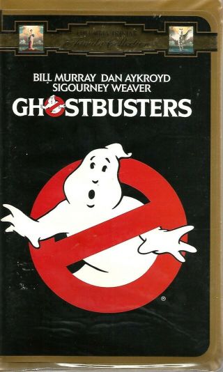 Ghostbusters Vhs 1996 Clamshell Bill Murray Dan Aykroyd Sigourney Weaver Pg Vtg