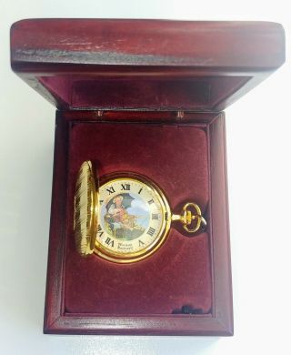Vintage Waltham Pocket Watch Norman Rockwell Commemorative C1933cpc