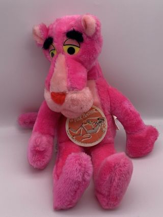 Vintage 1980 Mighty Star The Pink Panther Plush 15 " Nos