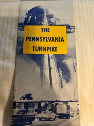 The Pennsylvania Turnpike Travel Brochure Guide 1950 