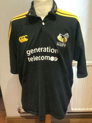 London Wasps Vintage Home Rugby Union Shirt 2002/2003 Size Extra Large