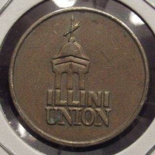 Vintage Illini Union Urbana,  Il Amusement Token - Illinois