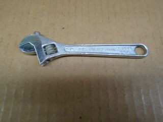 Vintage Crescent Tool Co Jamestown N.  Y,  4 " Adjustable Wrench
