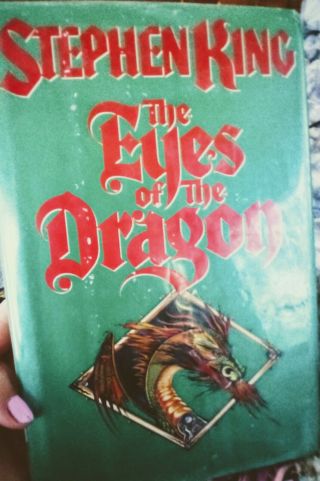 Vintage 1987 Stephen King Hc The Eyes Of The Dragon W/dj.  Ex - Library Bk.