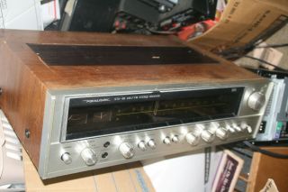 Realistic Sta - 90 Am Fm Vintage Stereo Receiver Wood Veneer Missing Knob ;