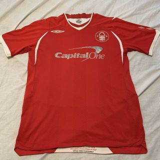 Nottingham Forest 2008/09 Vintage Home Shirt European Cup Winners Anniversary M