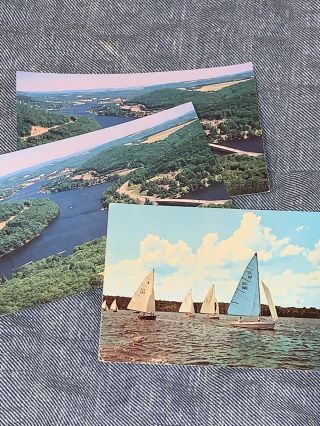 3 Vintage Postcards From 1980s Deep Creek Lake,  MD 2