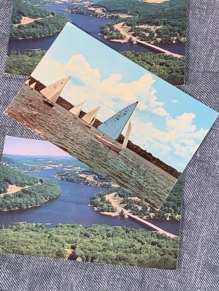 3 Vintage Postcards From 1980s Deep Creek Lake,  MD 3