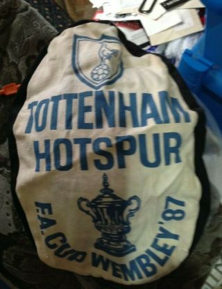 Tottenham Hotspur Spurs Fa Cup Final Vintage 1980s Printed Cap