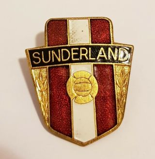 Vintage Sunderland Football Club - Metal Enamel Pin Badge - The Black Cats
