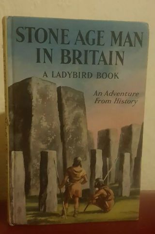 Vintage Ladybird Series 561 Stone Age Man In Britain Early Edition