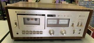 Vintage Kenwood Kx - 830 Stereo Cassette Deck