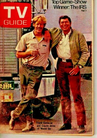 Vintage - Tv Guide - April 19 - 1975 