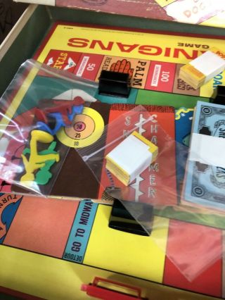 Vintage Shenanigans Board Game Complete 1964 Milton Bradley 4480 2