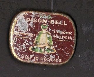 Vintage Gramophone Needle Tin Edison Bell