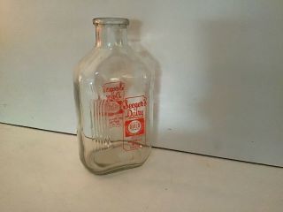 Vintage 1/2 Gal.  Milk Bottle Seeger 