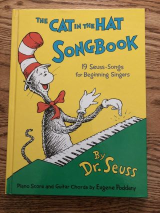 The Cat In The Hat Song Book Vintage 1967 By Dr Suess