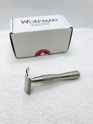 Wolfman Wr1 Ss.  61 Dc Safety Razor Once In