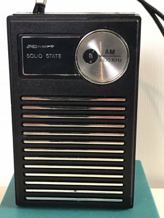 Vintage Am Solid State Transistor Pocket Radio Kmart Model 06 - 31 - 09 A1