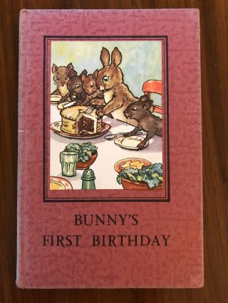 Vintage Ladybird Book First Edition Bunny’s First Birthday