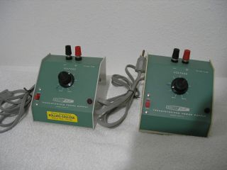2x Heath Transistorized Power Supply Model Euw - 17 - Vintage Electronics