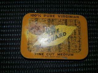 Vintage Empty Life Guard Tobacco Tin