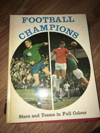 Football Champions (1967 Purnell Hardback Vintage Football Book) (vg Cond)