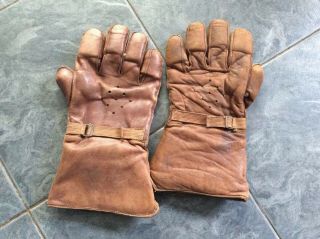 Vintage Ice Hockey Gloves Keeper Gloves ?? Leather 2