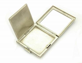 Tiffany & Co.  Sterling Silver & 14K Yellow Gold Sapphire Gem Makeup Compact 3