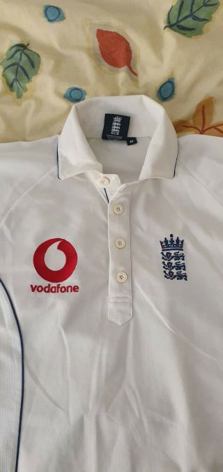 England Cricket Shirt Medium Vintage Ashes Winning