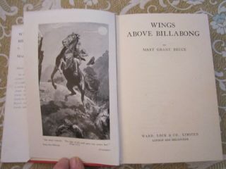 VINTAGE MARY GRANT BRUCE BILLABONG SERIES WINGS ABOVE BILLABONG 1950S 2