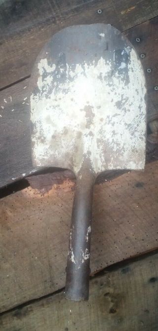 Vintage Steel Shovel Head Marked Usa Tempered Garden Digging Farm Tool