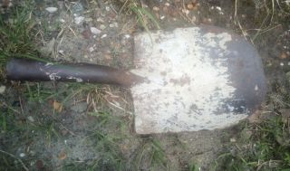 Vintage Steel Shovel Head Marked USA Tempered Garden Digging Farm Tool 2