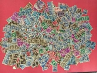Large Variety Of 800 - 1,  000 Vintage Us Postage Stamps,  Lot 2