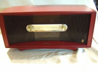 Restored 2 Speaker 1956 Philco Model E - 818 Vintage Vacuum Tube AM Radio 3