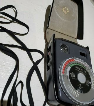 Vintage Gossen CdS Polysix Electronic Light Exposure Meter Case West Germany 3