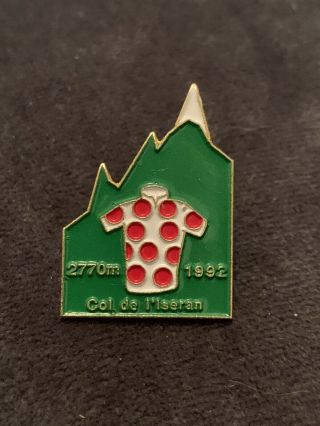 Rare Vintage Tour De France Pin Badge 1992 Road Cycling Col D’iseran Starpins