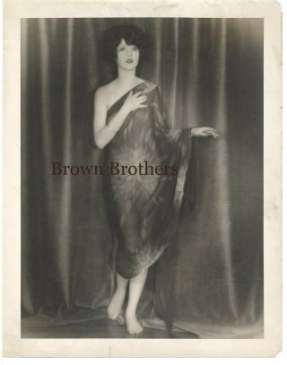Vintage 1920s Hollywood Glory Gilmore 11x14 Dbw Photo By Edwin Bower Hesser