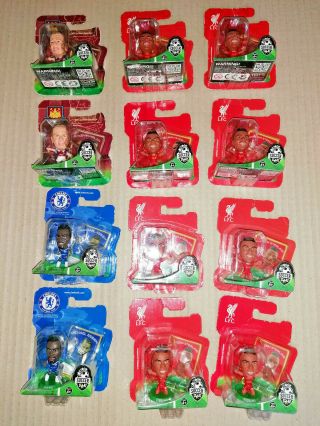 Large Quantity Of Vintage Soccer Starz Figures 3 Players 74 In Total
