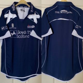 Bnwt Vintage Official Scottish Saltires Surridge Sports Scotland Cricket Shirt