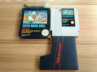 Vintage Nintendo Nes Asian Mario Bros Cart And Box Only