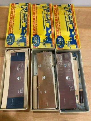 Vintage Ideal Ho Scale Freight Cars Kits