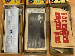 VINTAGE Ideal HO scale Freight Cars Kits 2