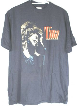 Vintage Tina Turner Private Dancer Tour 1985 T - Shirt 2 - Sided