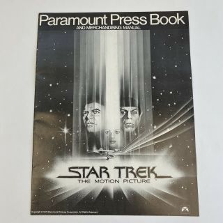 Vintage Movie Pressbook Star Trek The Motion Picture 1979 Uncut