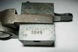 Vintage Lyman 2 Cav Bullet Mould / Mold Blocks 429383j & Handles.  44 Spc 245 Gr