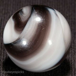 Shooter Alley Agate Purple/white Swirl Vintage Marble 13/16 - Hawkeyespicks